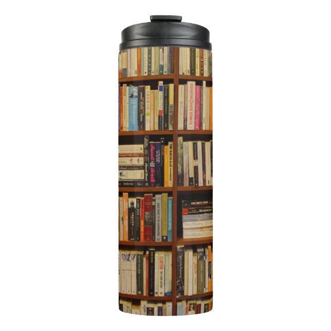 Books in the library  thermal tumbler (Front)