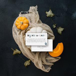 Books Insert Cute Halloween Monster Baby Shower