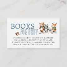 Books Insert Cute Woodland Animal Hiking Boy Baby