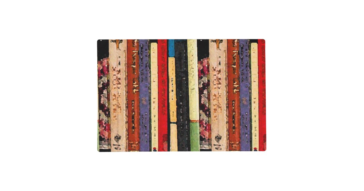 Books Laminated Placemat Zazzle