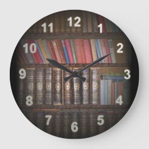 Books Large Clock