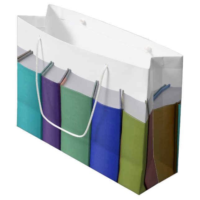 Books Large Gift Bag (Front Angled)