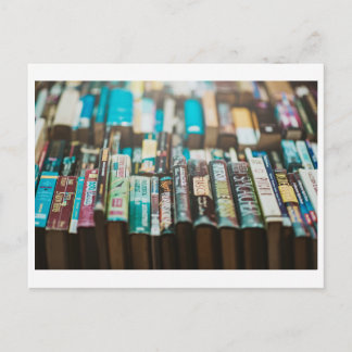 Books Library Book Store Posstcrossing Postcard