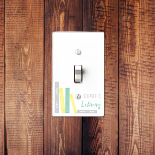 Books Library Light Switch Cover