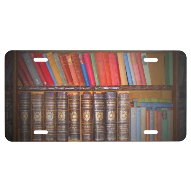 Books License Plate (Front)