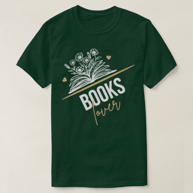 Books Lover 1 T-Shirt (Design Front)