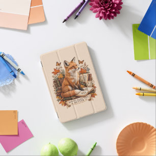 Books Make Life Better – Vintage Fox Reading iPad Mini Cover
