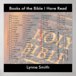 Books Of The Bible I Have Read Poster- Personalize Poster at Zazzle