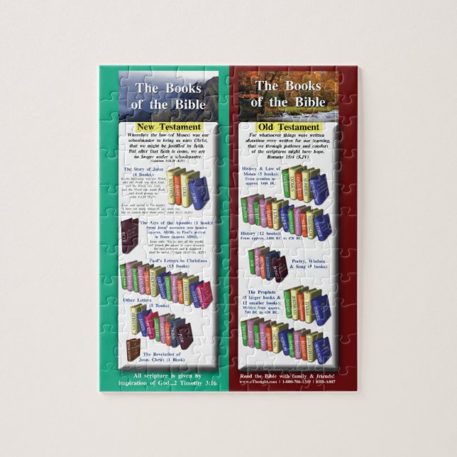 Books of the Bible Jigsaw Puzzle (Vertical)