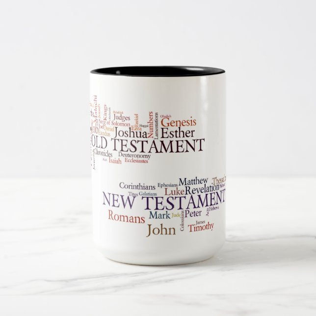 Books of the Bible Mug (Center)
