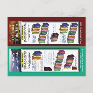 Books of the Bible Postcard