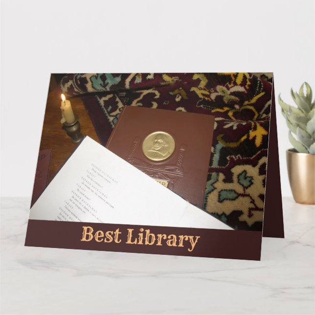 Books of the last century card (Small Plant)