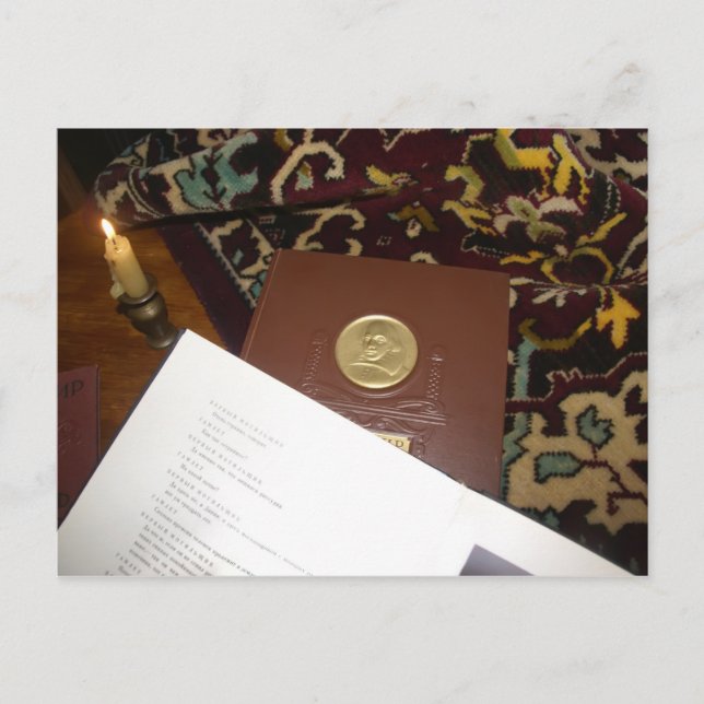 Books of the last century holiday postcard (Front)