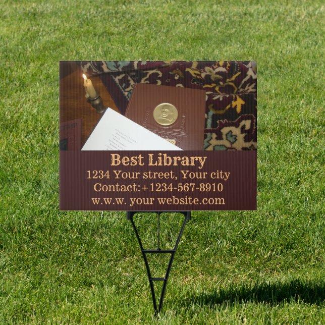 Books of the last century sign (Insitu)