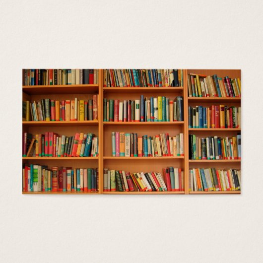 Books on Bookshelf Background (Front)