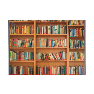Books on Bookshelf Background iPad Mini Cover