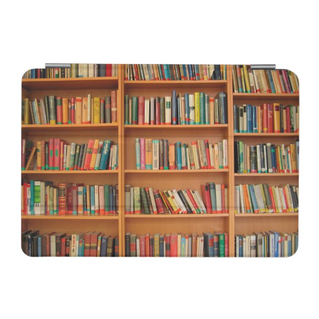 Books on Bookshelf iPad Mini Cover (Horizontal)