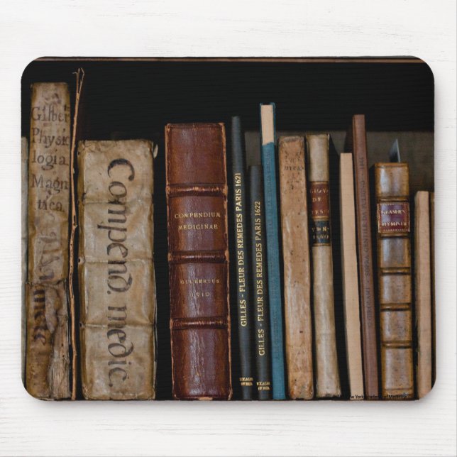Books on Open Shelf Mouse Pad (Front)