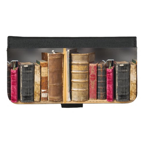Books on Shelf iPhone 87 Plus Wallet Case