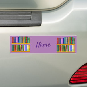 Books on Shelves Thunder_Cove Bumper Sticker