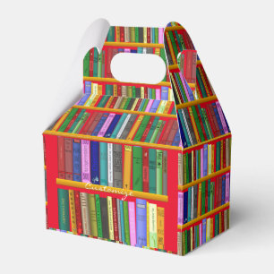 Books on Shelves Thunder_Cove  Favor Boxes