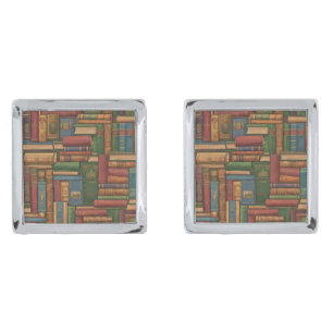 Books on the Shelves Cufflinks