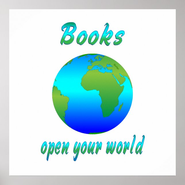 Books Open Worlds - Starting at $11.80 Poster (Front)