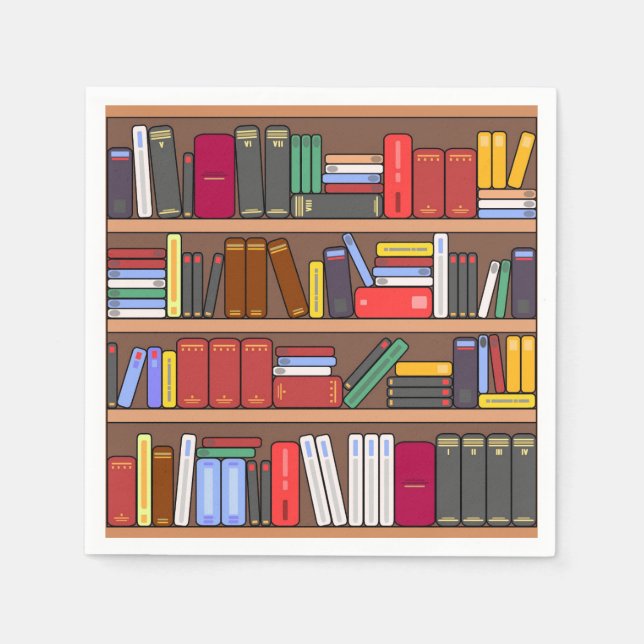 Books Paper Napkins (Front)