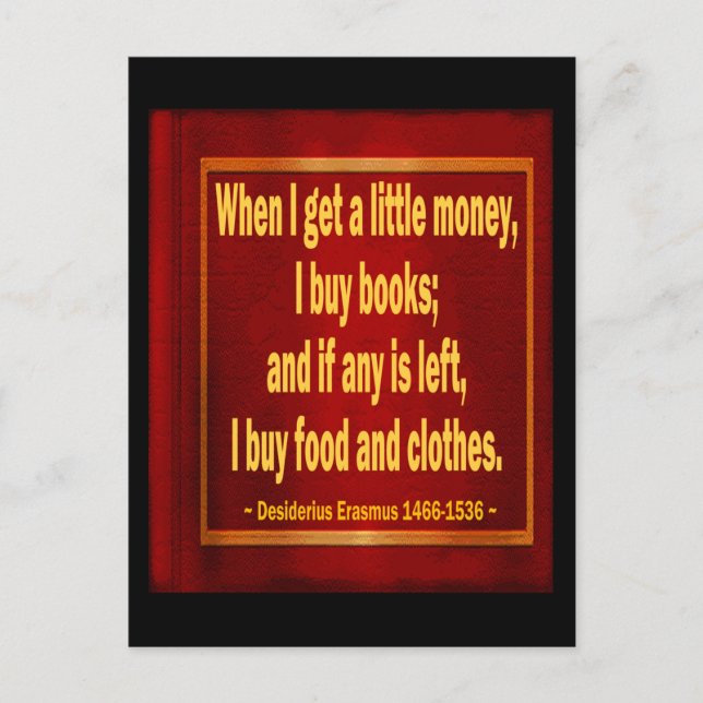 Books Postcard (Front)