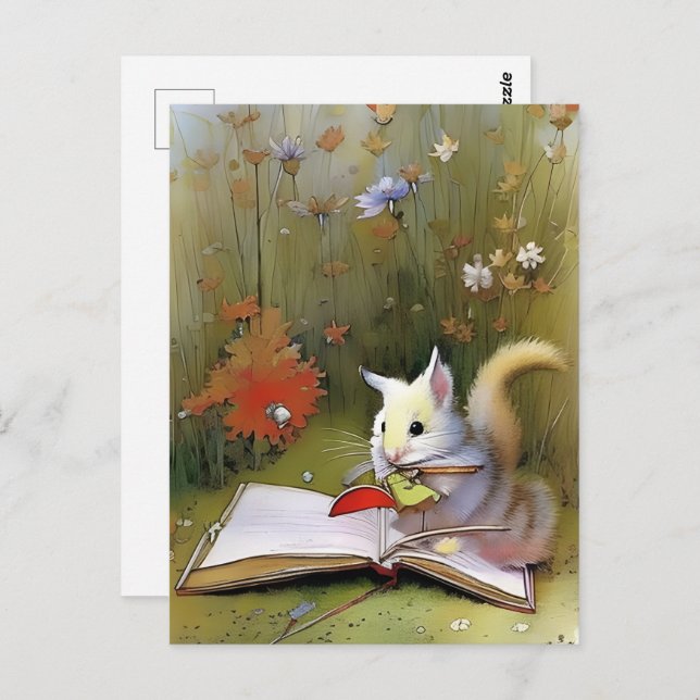 Books, Postcard for Postcrossing (Front/Back)