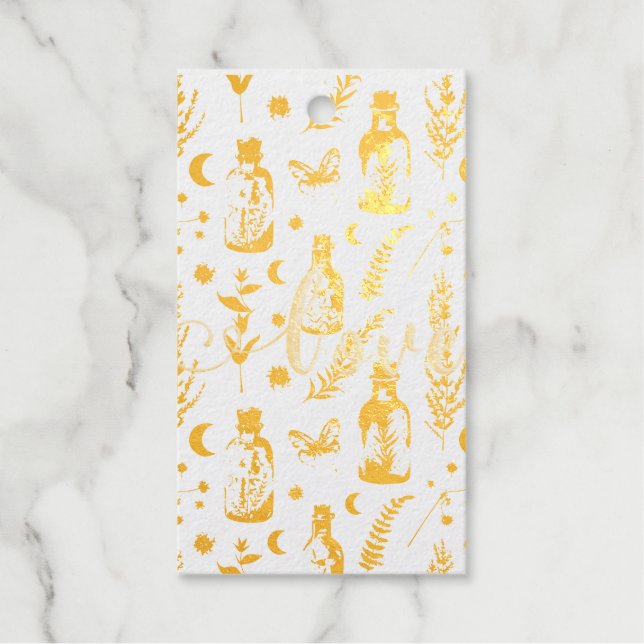 Books, Potions & Such Foil Gift Tags (Front)