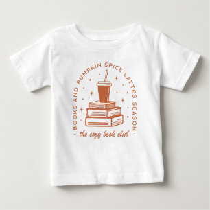 Books & Pumpkin Spice Season Baby T-Shirt