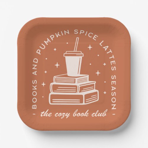 Books  Pumpkin Spice Season Paper Plates