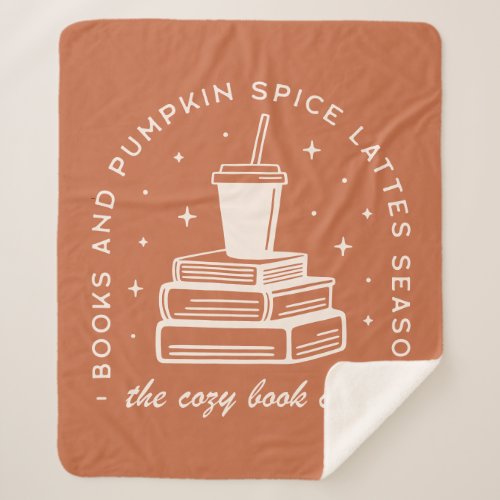 Books  Pumpkin Spice Season Sherpa Blanket