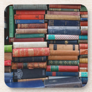 Books Read Love Old Books Beverage Coaster