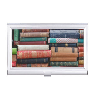 Books Read Love Old Books Business Card Case