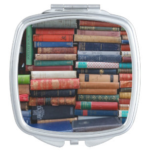 Books Read Love Old Books Compact Mirror