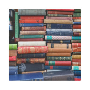 Books Read Love Old Books Metal Print