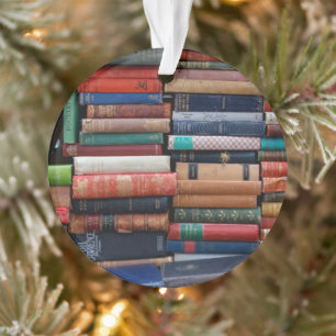Books Read Love Old Books Ornament
