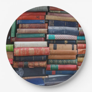 Books Read Love Old Books Paper Plates