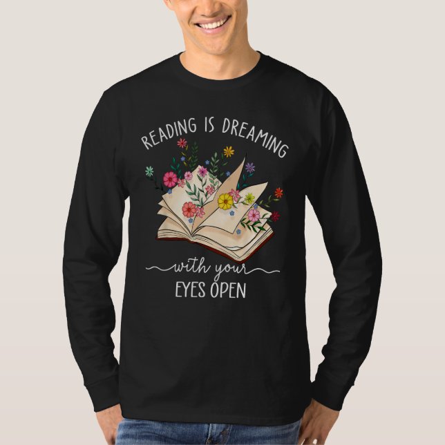 Books Reading 5 T-Shirt (Front)