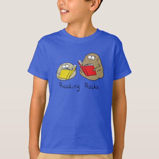 Books Reading Kids Funny T-Shirt (Front)