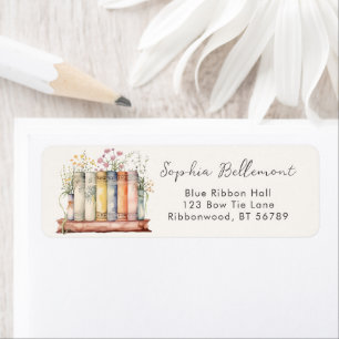 Books Return Address Label