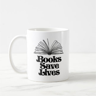 Books Save Lives Coffee Mug