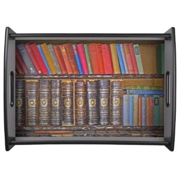 Books Serving Tray by Impactzone at Zazzle