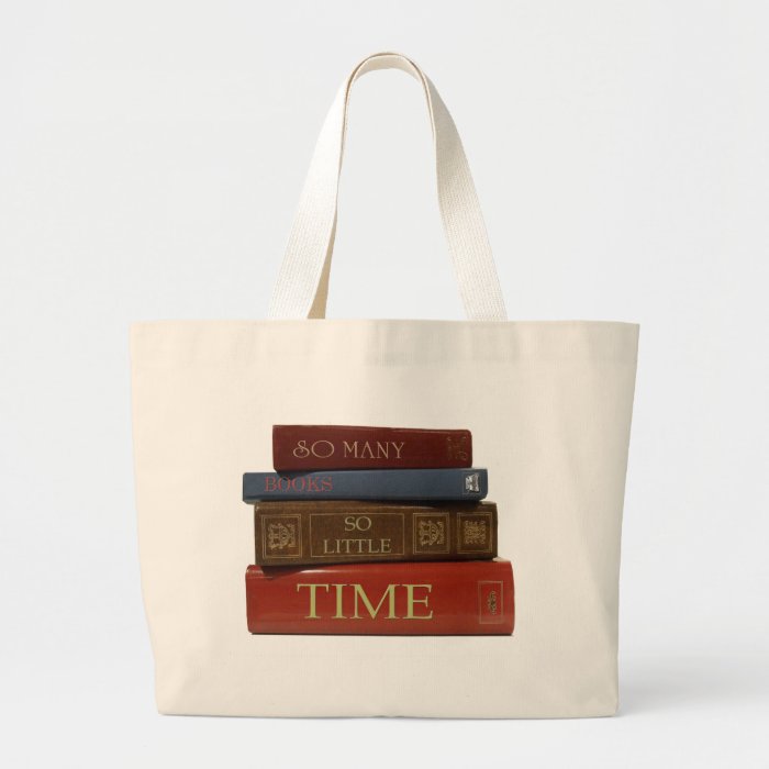 BOOKS So Many Books So Little Time Tote Bag