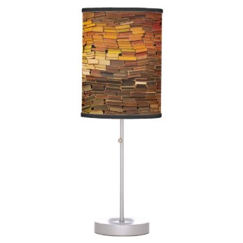 Books Stack Photo Lamp by RossiCards at Zazzle