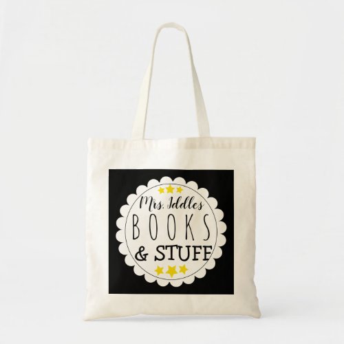 books stationery bag hashtag teacher fashion