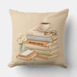 Books style skin colour throw pillow