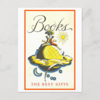 "Books: The Best Gifts" Vintage Poster